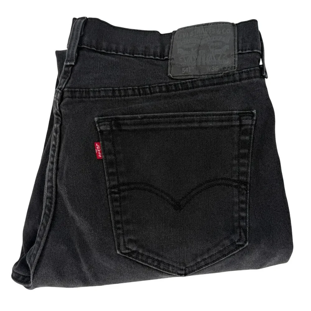 Levi's 541 36X32‎ (30L Actual) Black Men's Jeans